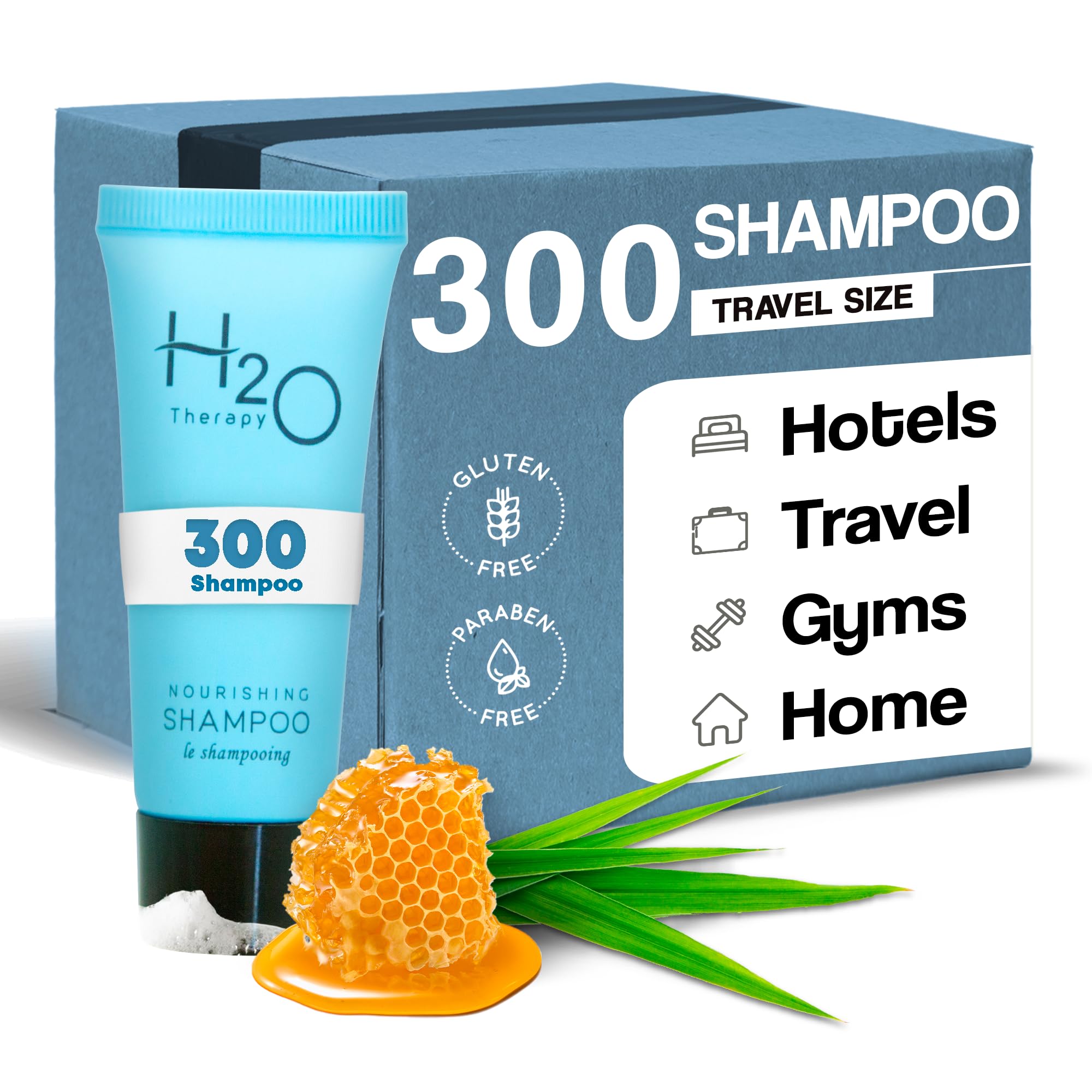 Amazon.com : H2O Therapy Shampoo, Travel Size Hotel Hospitality, 1